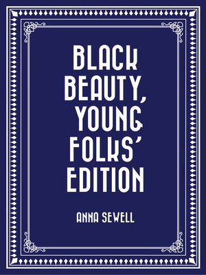 cover image of Black Beauty, Young Folks' Edition